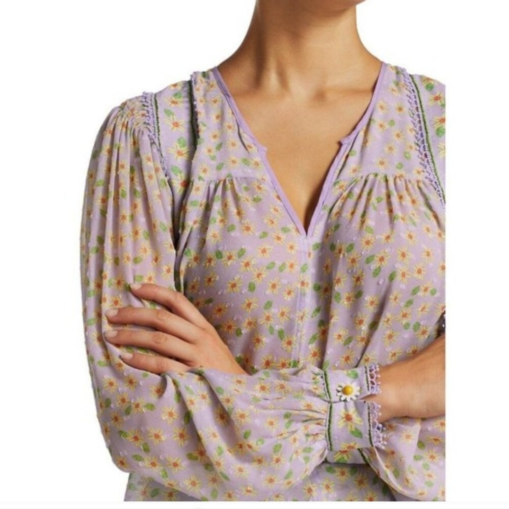 Farm Rio Blouse Size Large